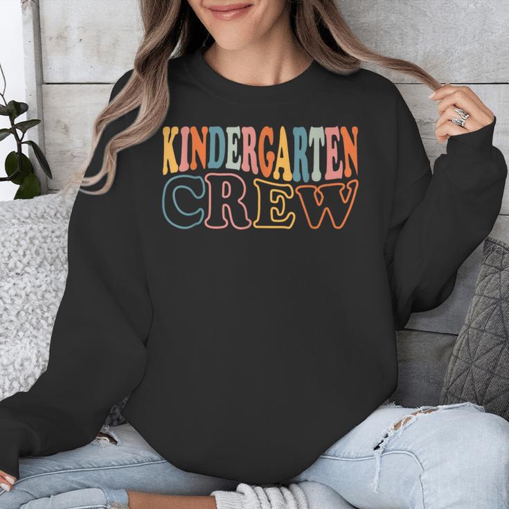 Kinder Crew Kindergarten Teacher First 1st Day Of School Unisex Sweatshirt, funny design Kinder Crew Kindergarten Teacher First 1st Day Of School Unisex Sweatshirt, funny design