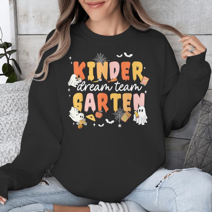 Kindergarten Dream Ghost Team Fall Halloween Spooky Teachers Unisex Sweatshirt, funny design Kindergarten Dream Ghost Team Fall Halloween Spooky Teachers Unisex Sweatshirt, funny design