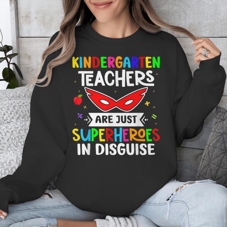 Kindergarten Teachers Are Just Superheroes In Disguise Unisex Sweatshirt, funny design Kindergarten Teachers Are Just Superheroes In Disguise Unisex Sweatshirt, funny design