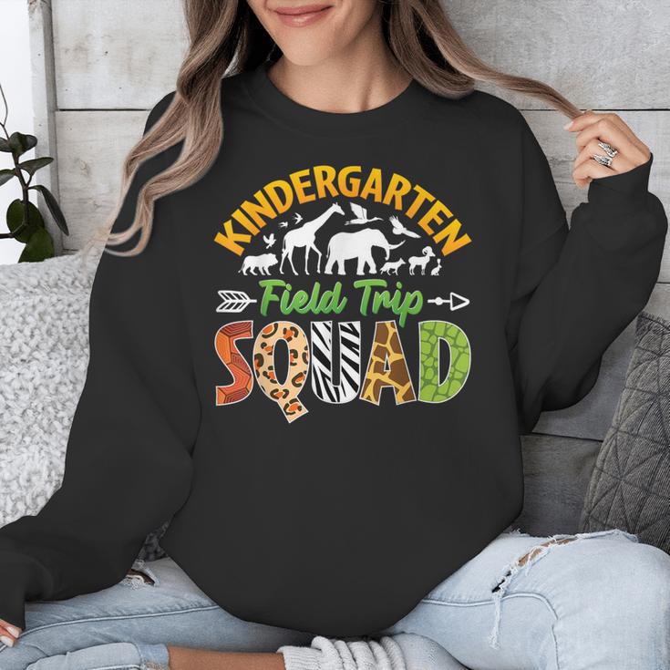 Kindergarten Zoo Field Trip Squad Matching Teacher Students Unisex Sweatshirt, funny design Kindergarten Zoo Field Trip Squad Matching Teacher Students Unisex Sweatshirt, funny design