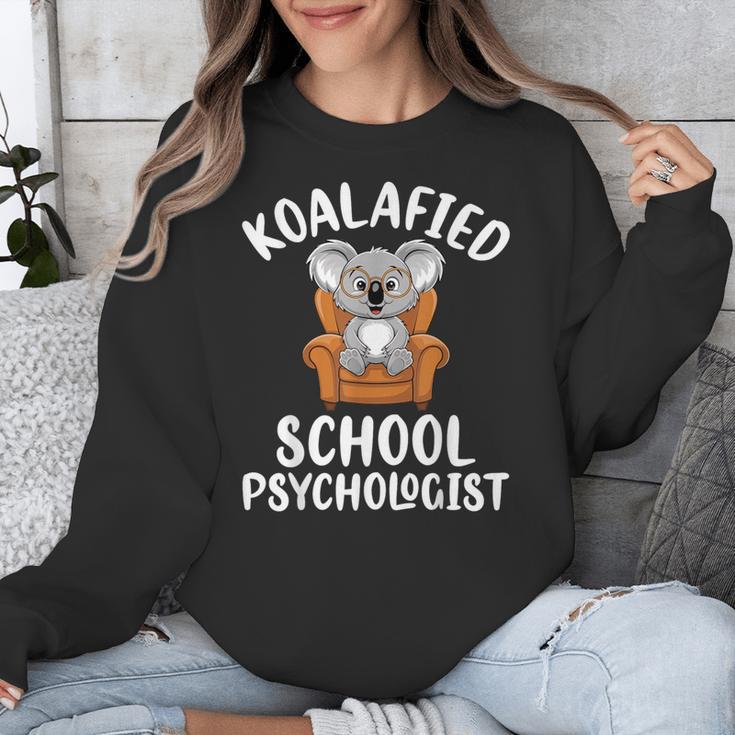 Koalafied School Psychologist Koala Lover Psychology Teacher Unisex Sweatshirt, funny design Koalafied School Psychologist Koala Lover Psychology Teacher Unisex Sweatshirt, funny design