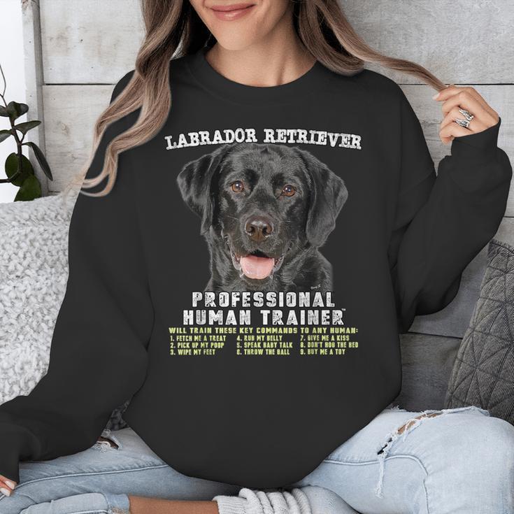 Labrador Retriever Lab Professional Human Trainer Unisex Sweatshirt, funny design