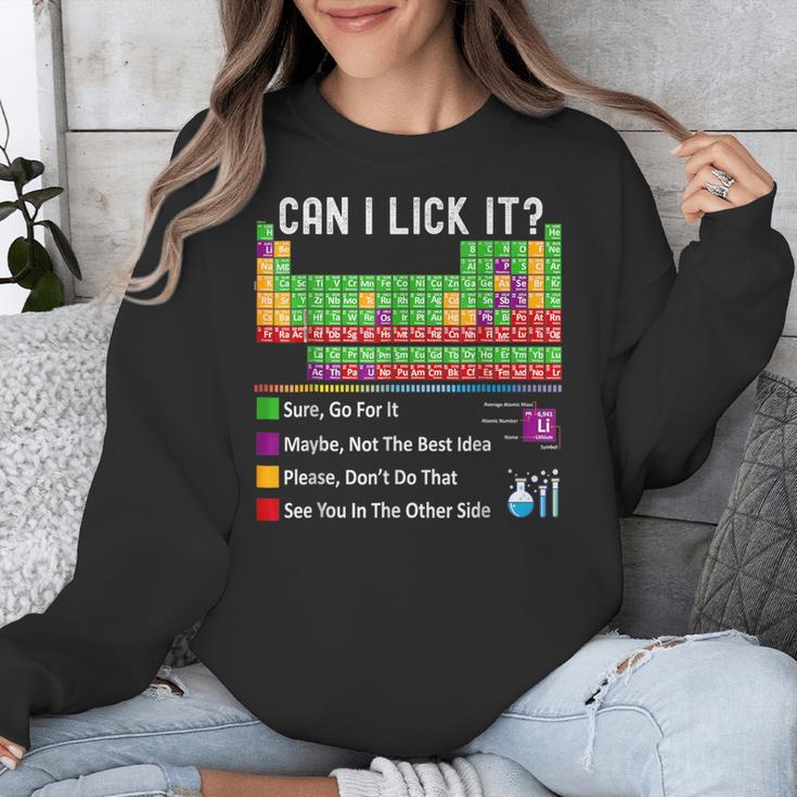 Can I Lick It Periodic Table Chart Science Teacher Cool Meme Unisex Sweatshirt, Science Teacher Gifts, funny design Can I Lick It Periodic Table Chart Science Teacher Cool Meme Unisex Sweatshirt, Science Teacher Gifts, funny design