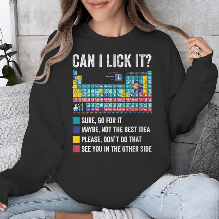 Can I Lick It Periodic Table Of Elements Science Teacher Unisex Sweatshirt, Science Teacher Gifts, funny design Can I Lick It Periodic Table Of Elements Science Teacher Unisex Sweatshirt, Science Teacher Gifts, funny design