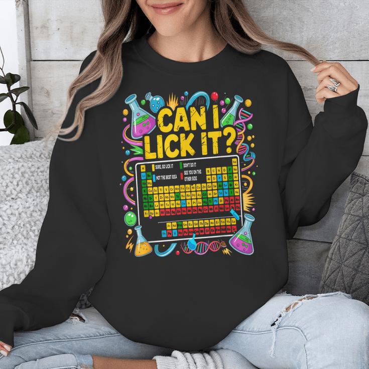 Can I Lick It Periodic Table Science Teacher Men Women Unisex Sweatshirt, Science Teacher Gifts, funny design Can I Lick It Periodic Table Science Teacher Men Women Unisex Sweatshirt, Science Teacher Gifts, funny design