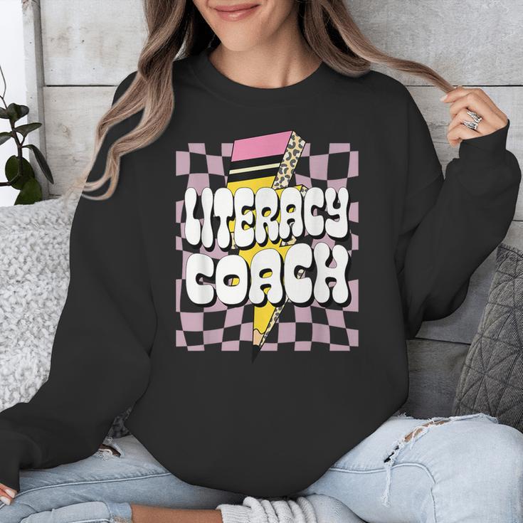 Literacy Coach Reading Specialist Facilitator Lead Teacher Unisex Sweatshirt, funny design