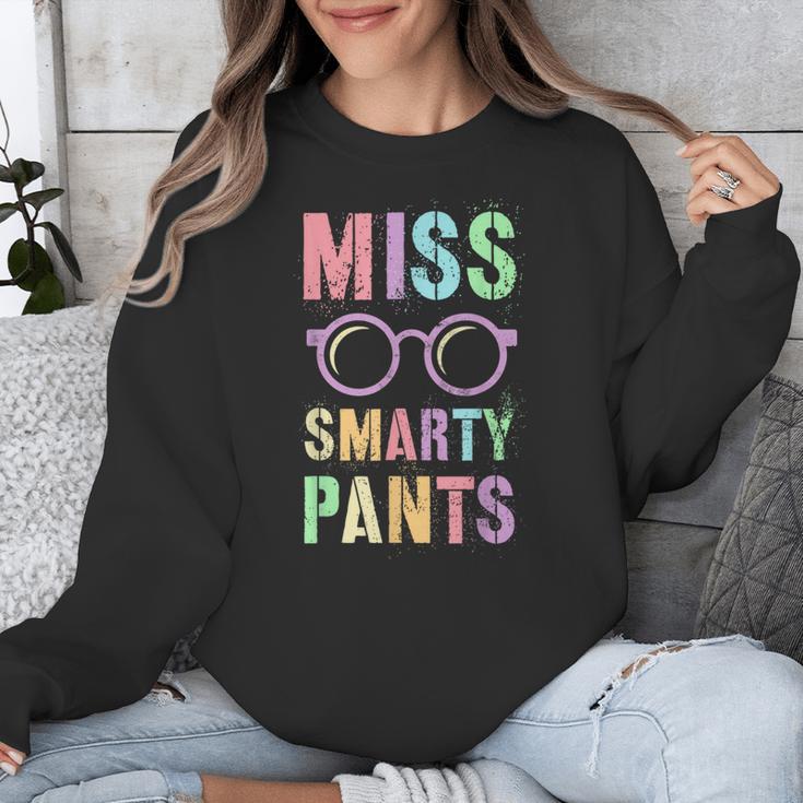 Little MISS SMARTY PANTS School Grad Teacher Last Day Unisex Sweatshirt, funny design Little MISS SMARTY PANTS School Grad Teacher Last Day Unisex Sweatshirt, funny design