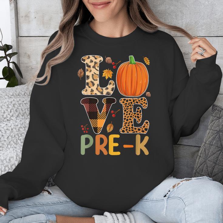Love Pre-k Teacher Shirts Autumn Fall Pumpkin Fall Leopard Unisex Sweatshirt, funny design Love Pre-k Teacher Shirts Autumn Fall Pumpkin Fall Leopard Unisex Sweatshirt, funny design