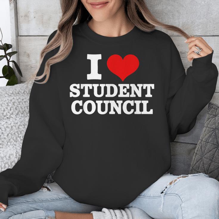 I Love Student Council Student Teacher Unisex Sweatshirt, funny design I Love Student Council Student Teacher Unisex Sweatshirt, funny design