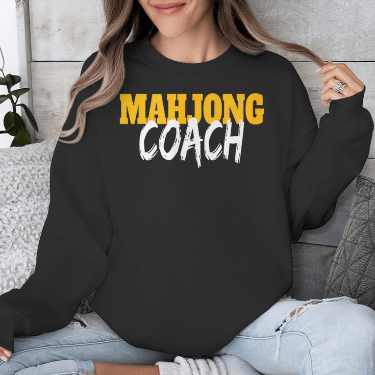Mahjong Coach Coaching Trainer Teacher Unisex Sweatshirt, funny design Mahjong Coach Coaching Trainer Teacher Unisex Sweatshirt, funny design