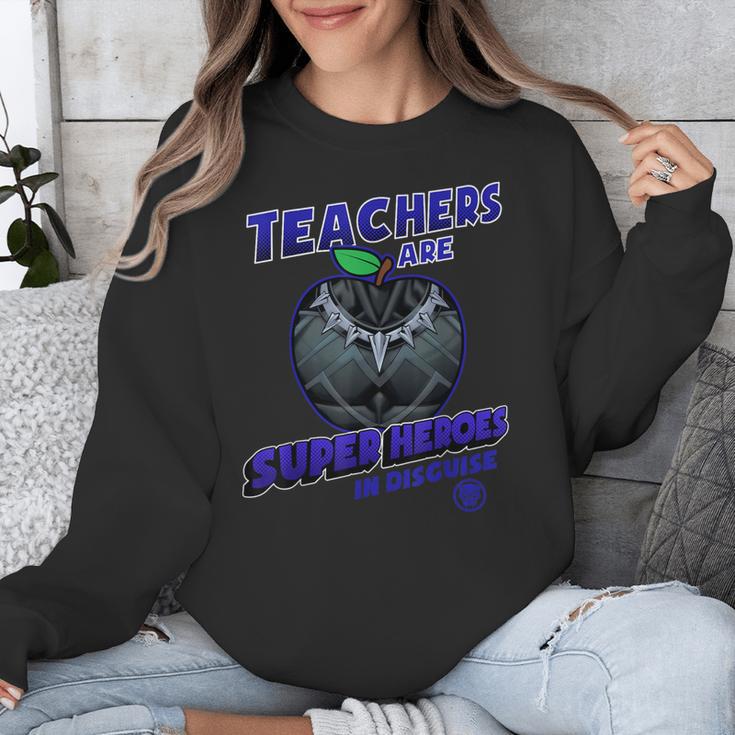 Marvel Teachers Are Super Heroes In Disguise Panther Unisex Sweatshirt, funny design