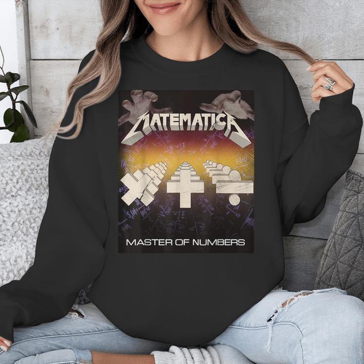 Matematica Master Of Numbers Math Teachers Puppets Parody Unisex Sweatshirt, funny design