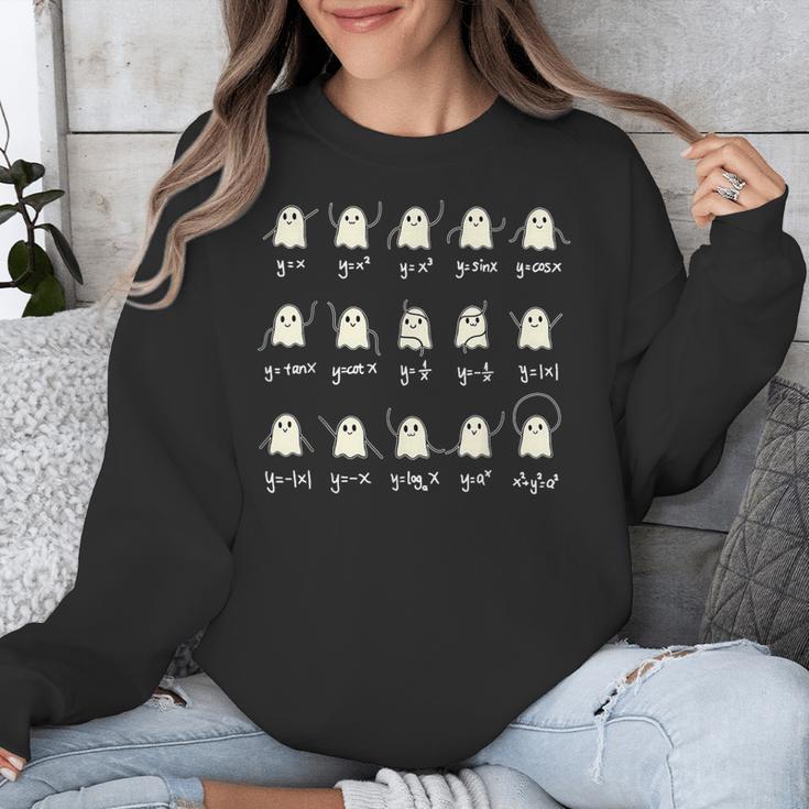 Math Dance Ghost Halloween Spooky Cute Ghost Math Teacher Unisex Sweatshirt, funny design Math Dance Ghost Halloween Spooky Cute Ghost Math Teacher Unisex Sweatshirt, funny design