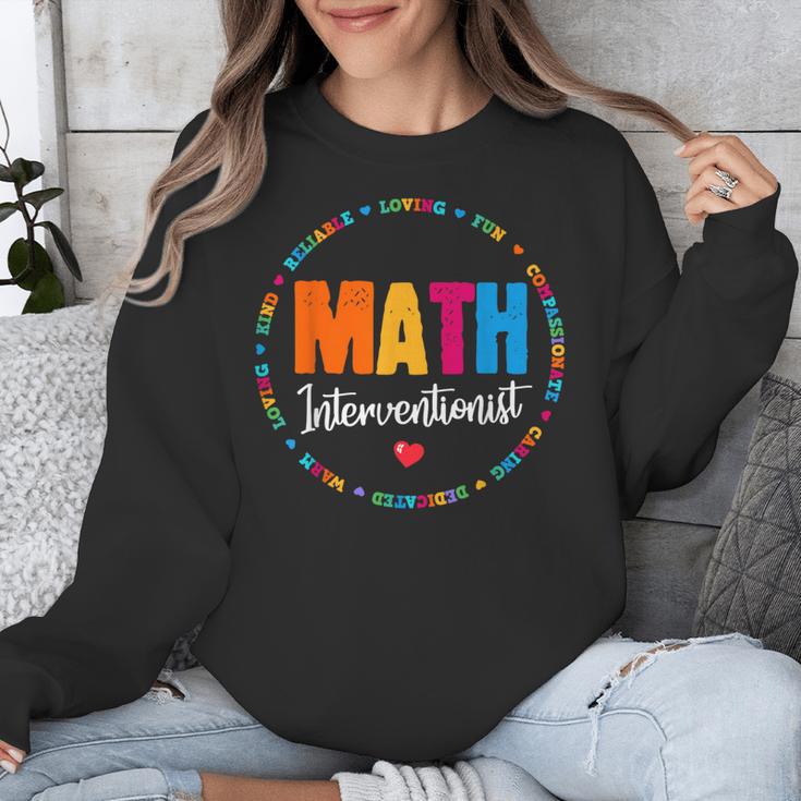 Math Interventionist Teacher Coach Squad Mathematics STEM Unisex Sweatshirt, funny design Math Interventionist Teacher Coach Squad Mathematics STEM Unisex Sweatshirt, funny design