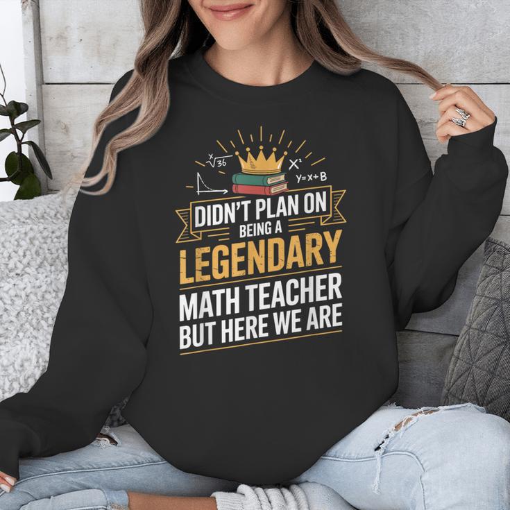 Math Teacher For Algebra Lovers Mathematics Unisex Sweatshirt, funny design