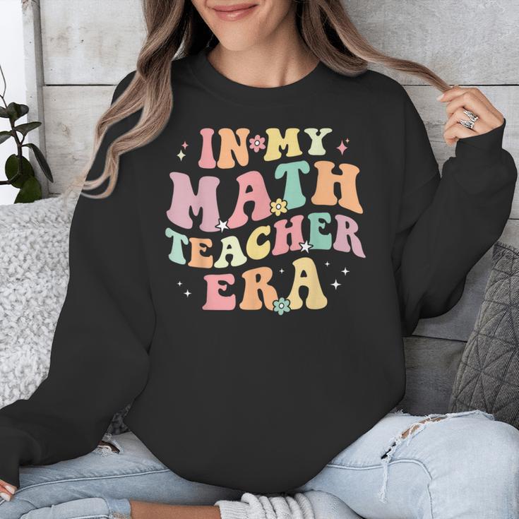 In My Math Teacher Era Retro Back To School Groovy Teacher Men Women Unisex Sweatshirt, Groovy Teacher Gifts, funny design In My Math Teacher Era Retro Back To School Groovy Teacher Men Women Unisex Sweatshirt, Groovy Teacher Gifts, funny design