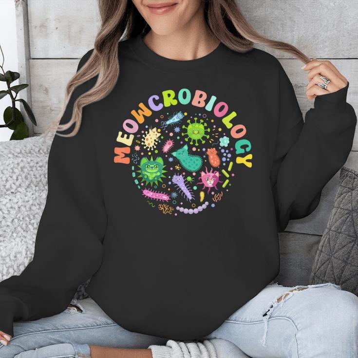 Meowcrobiology Cats Microbiology Science Teacher Unisex Sweatshirt, Science Teacher Gifts, funny design Meowcrobiology Cats Microbiology Science Teacher Unisex Sweatshirt, Science Teacher Gifts, funny design