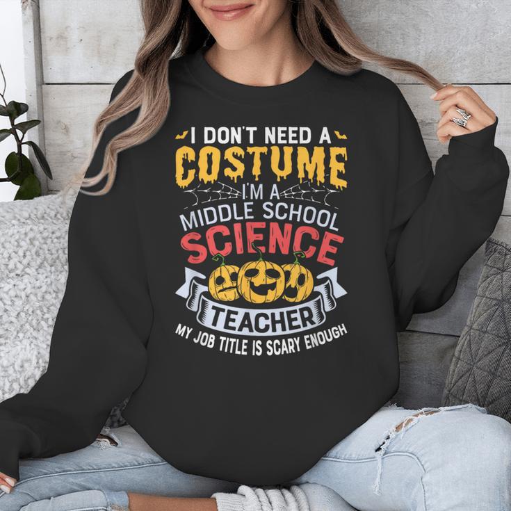 Middle School Science Teacher Halloween Costume For Men Women Unisex Sweatshirt, Science Teacher Gifts, funny design Middle School Science Teacher Halloween Costume For Men Women Unisex Sweatshirt, Science Teacher Gifts, funny design