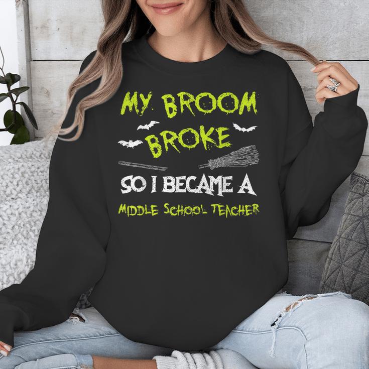 Middle School Teacher Halloween Costume Shirt Lazy Unisex Sweatshirt, funny design Middle School Teacher Halloween Costume Shirt Lazy Unisex Sweatshirt, funny design