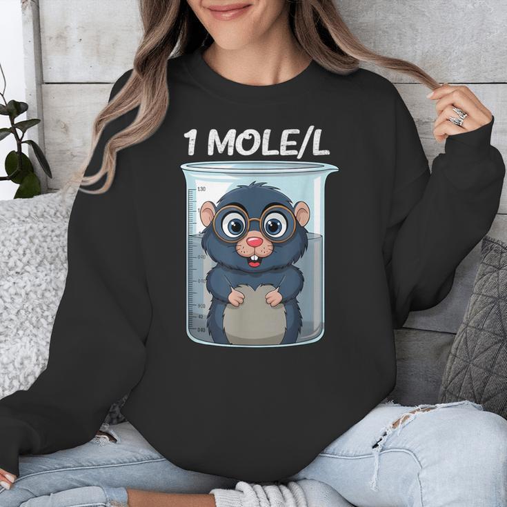 Mole Chemistry Chemist Student Science Teacher Unisex Sweatshirt, Science Teacher Gifts, funny design