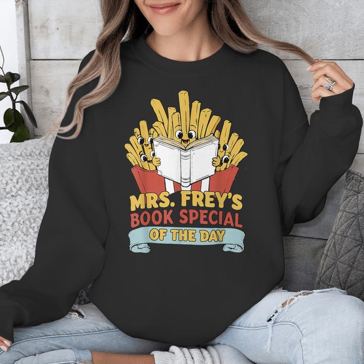 Mrs Frey Book Special Reading Elementary Teacher Unisex Sweatshirt, funny design Mrs Frey Book Special Reading Elementary Teacher Unisex Sweatshirt, funny design