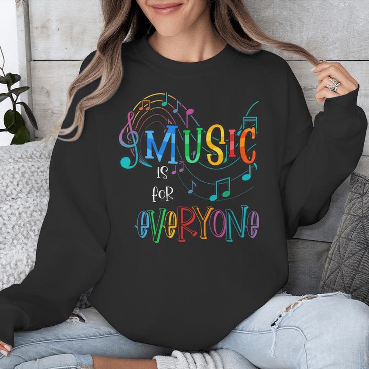 Music Is For Everyone Love For Music Teachers Unisex Sweatshirt, funny design Music Is For Everyone Love For Music Teachers Unisex Sweatshirt, funny design