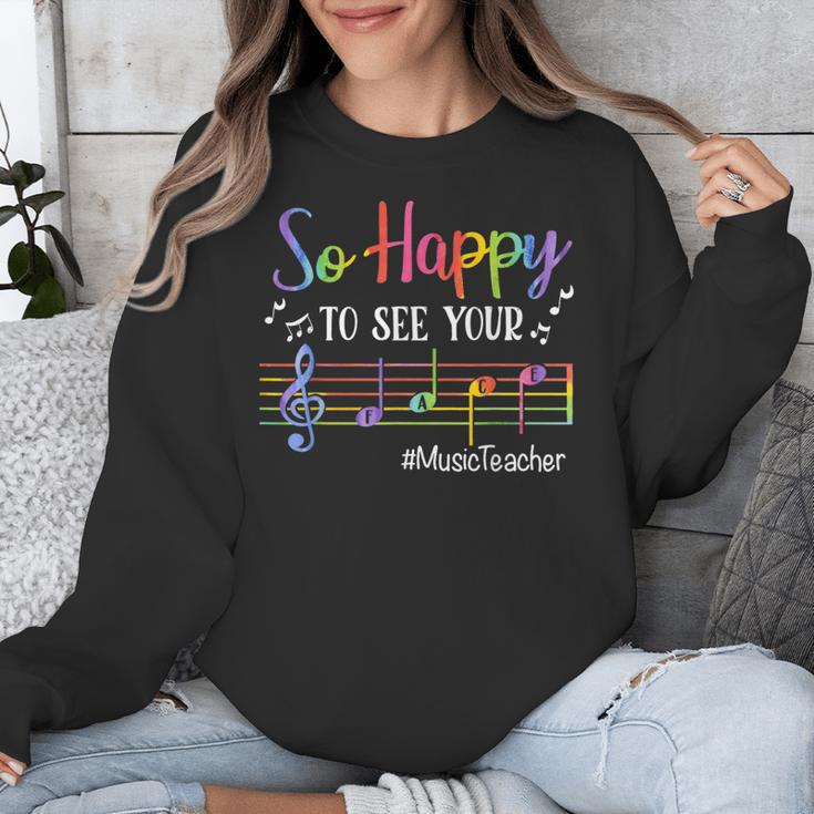Music Teacher So Happy To See Your Face Back To School Unisex Sweatshirt, funny design Music Teacher So Happy To See Your Face Back To School Unisex Sweatshirt, funny design