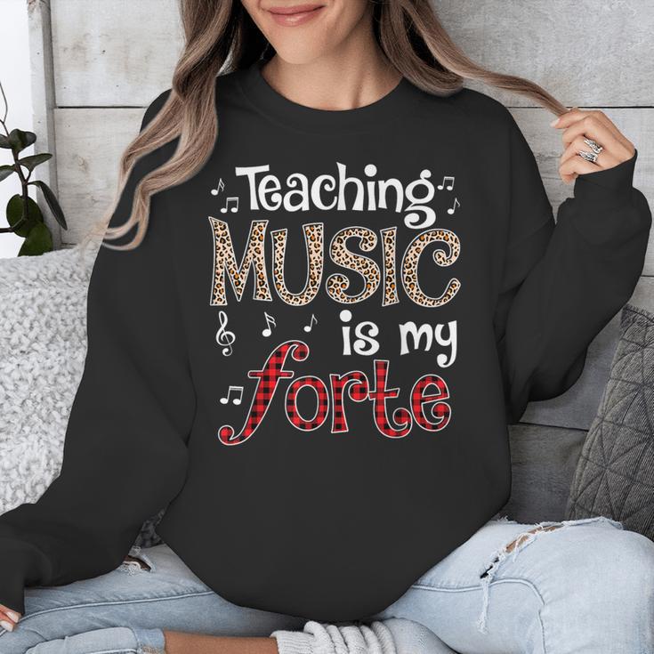 Music Teacher Teaching Music Is My Forte For Music Lovers Unisex Sweatshirt, funny design Music Teacher Teaching Music Is My Forte For Music Lovers Unisex Sweatshirt, funny design