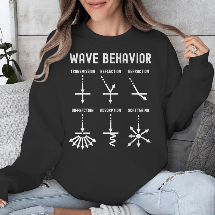 Nerdy Vintage Wave Behavior Physics Science Teacher Geek Men Women Girls Kids Unisex Sweatshirt, Science Teacher Gifts, funny design Nerdy Vintage Wave Behavior Physics Science Teacher Geek Men Women Girls Kids Unisex Sweatshirt, Science Teacher Gifts, funny design