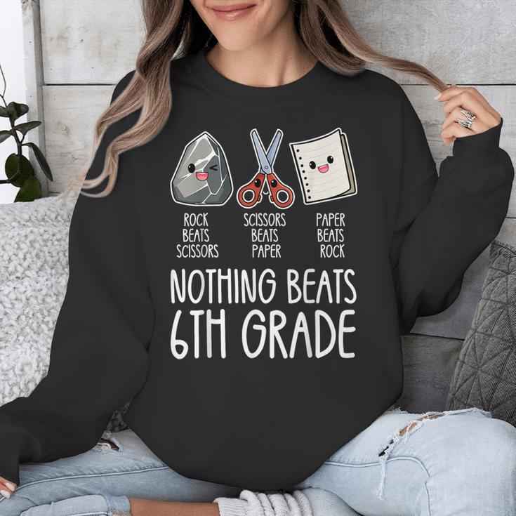 Nothing Beats 6th Grade Back To School Kids Teachers Unisex Sweatshirt, funny design Nothing Beats 6th Grade Back To School Kids Teachers Unisex Sweatshirt, funny design