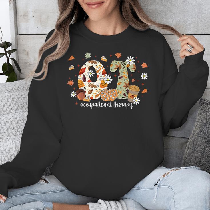Occupational Therapy Fall Autumn Pumpkin Flower OTA Teacher Unisex Sweatshirt, funny design Occupational Therapy Fall Autumn Pumpkin Flower OTA Teacher Unisex Sweatshirt, funny design