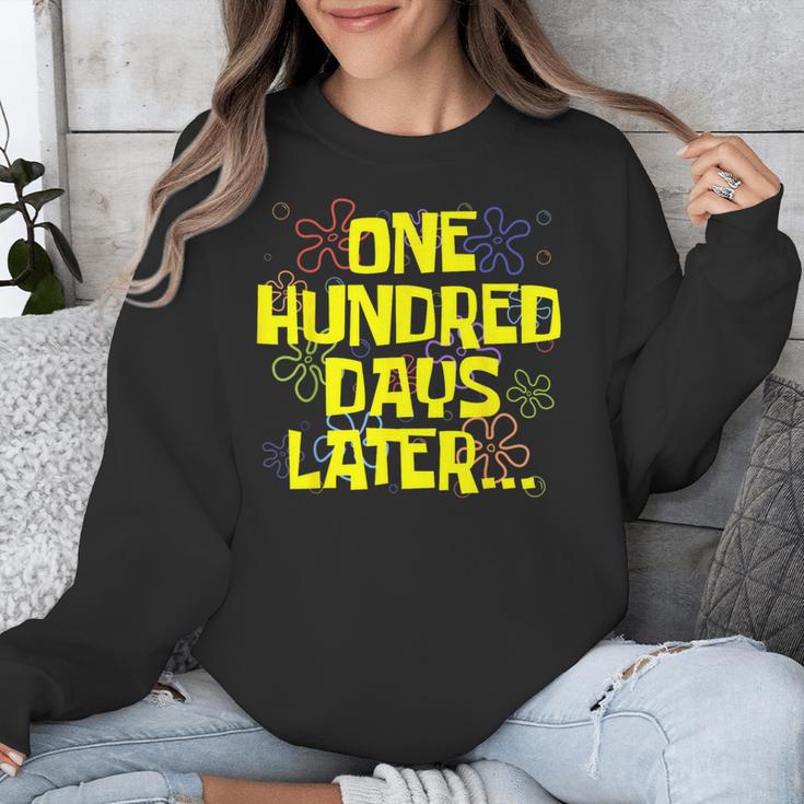 One Hundred Days Later 100th Day Of School Teacher Student Unisex Sweatshirt, funny design One Hundred Days Later 100th Day Of School Teacher Student Unisex Sweatshirt, funny design