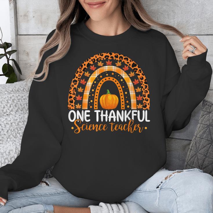 One Thankful Science Teacher Rainbow Boho Fall Thanksgiving Unisex Sweatshirt, Science Teacher Gifts, funny design One Thankful Science Teacher Rainbow Boho Fall Thanksgiving Unisex Sweatshirt, Science Teacher Gifts, funny design