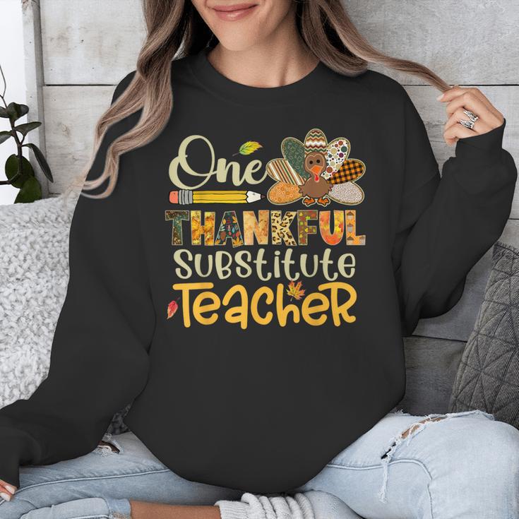 One Thankful Substitute Teacher Turkey Leopard Thanksgiving For Men Women Unisex Sweatshirt, funny design One Thankful Substitute Teacher Turkey Leopard Thanksgiving For Men Women Unisex Sweatshirt, funny design