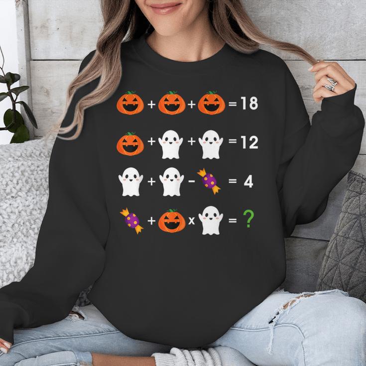Order Of Operations Halloween Quiz Math Teacher For Men Women Kids Unisex Sweatshirt, funny design Order Of Operations Halloween Quiz Math Teacher For Men Women Kids Unisex Sweatshirt, funny design
