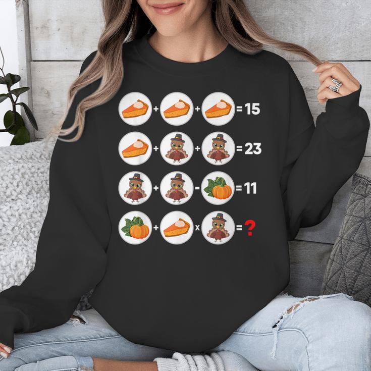 Order Of Operations Math Quiz Game Teacher Thanksgiving Unisex Sweatshirt, funny design