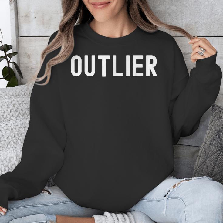 Outlier Statistics Teacher Statistics Data Science Men Women Kids Unisex Sweatshirt, Science Teacher Gifts, funny design