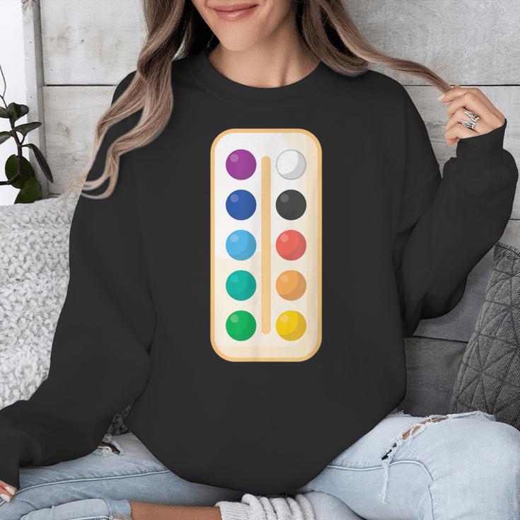Paint Palette ArtSet Halloween Costume For Teachers Students For Men Women Kids Unisex Sweatshirt, funny design Paint Palette ArtSet Halloween Costume For Teachers Students For Men Women Kids Unisex Sweatshirt, funny design