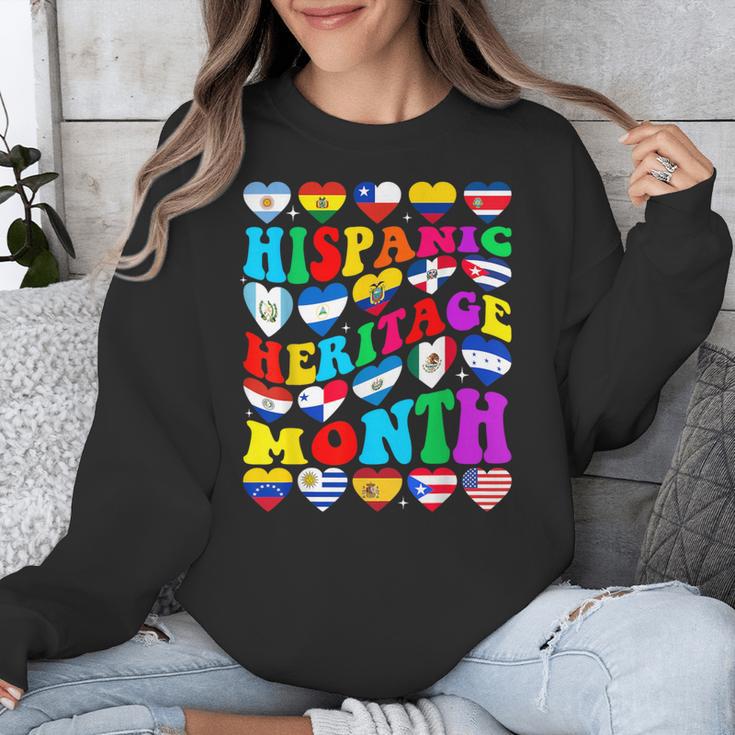 Hispanic Heritage Month 2025 Latino Puerto Rico Teacher Kids Unisex Sweatshirt, funny design Hispanic Heritage Month 2025 Latino Puerto Rico Teacher Kids Unisex Sweatshirt, funny design