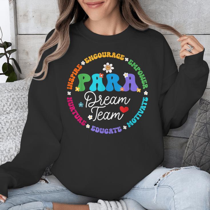 PARA Dream Team Teacher Paraprofessional Paraeducator Unisex Sweatshirt, funny design PARA Dream Team Teacher Paraprofessional Paraeducator Unisex Sweatshirt, funny design