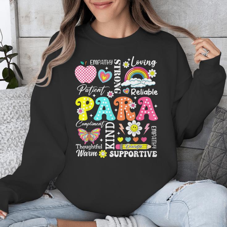 Paras Make It Possible Paraprofessional Paraeducator Teacher Unisex Sweatshirt, funny design Paras Make It Possible Paraprofessional Paraeducator Teacher Unisex Sweatshirt, funny design