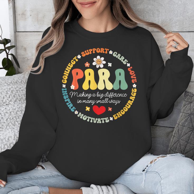 Paras Make It Possible Paraprofessional Teacher Assistant Unisex Sweatshirt, funny design Paras Make It Possible Paraprofessional Teacher Assistant Unisex Sweatshirt, funny design