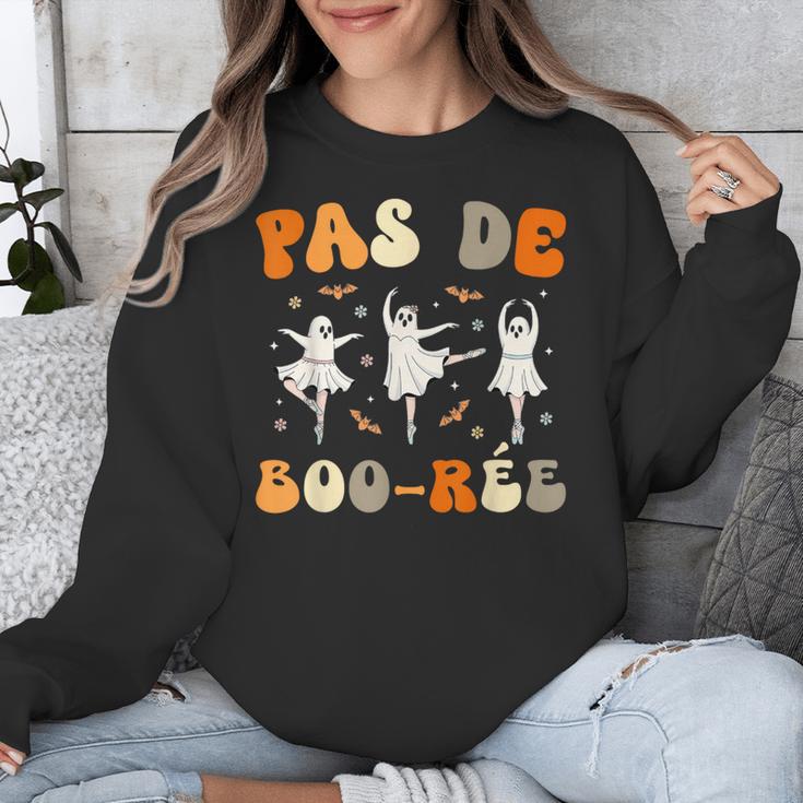 Pas De Boo-Rée Ghost Ballet Dancer Halloween Dance Teacher Unisex Sweatshirt, funny design Pas De Boo-Rée Ghost Ballet Dancer Halloween Dance Teacher Unisex Sweatshirt, funny design