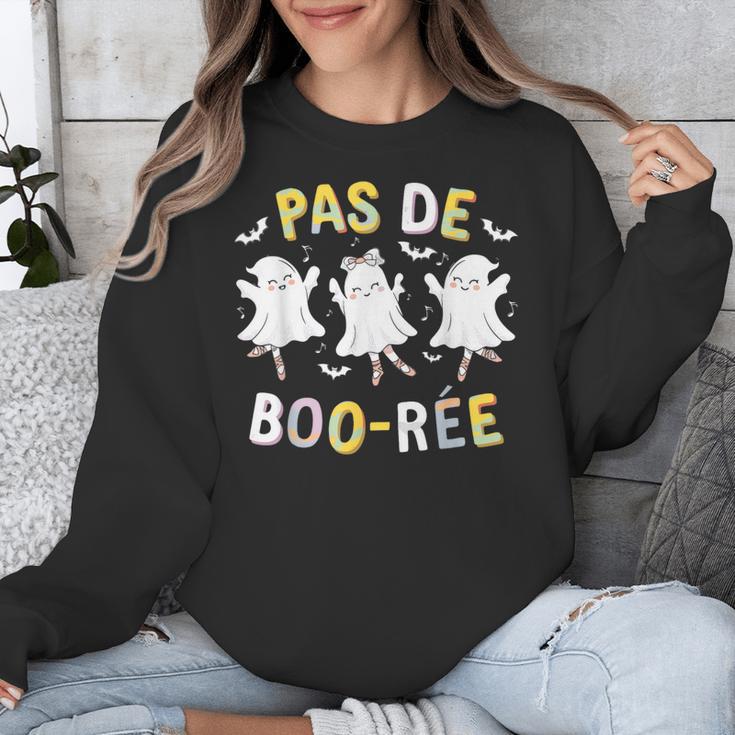 Pas De BOO-Rée Ghost Ballet Dancer Halloween Dance Teacher Unisex Sweatshirt, funny design Pas De BOO-Rée Ghost Ballet Dancer Halloween Dance Teacher Unisex Sweatshirt, funny design