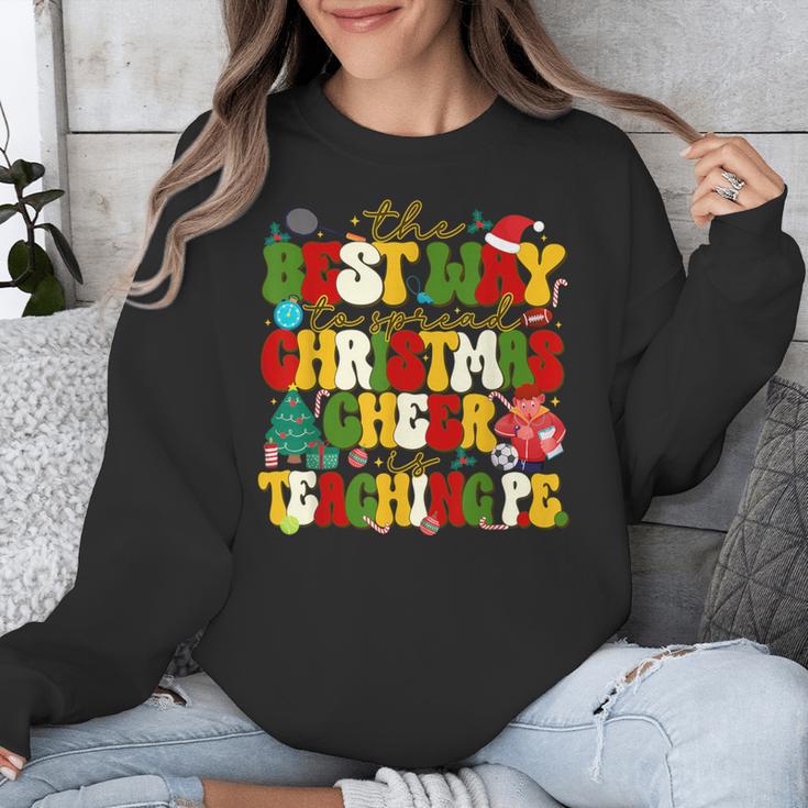 PE Teacher Christmas Holiday Unisex Sweatshirt, Pe Teacher Gifts, funny design