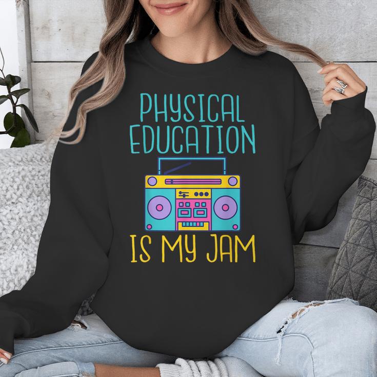 Physical Education Is My Jam PE Teacher Unisex Sweatshirt, Pe Teacher Gifts, funny design Physical Education Is My Jam PE Teacher Unisex Sweatshirt, Pe Teacher Gifts, funny design