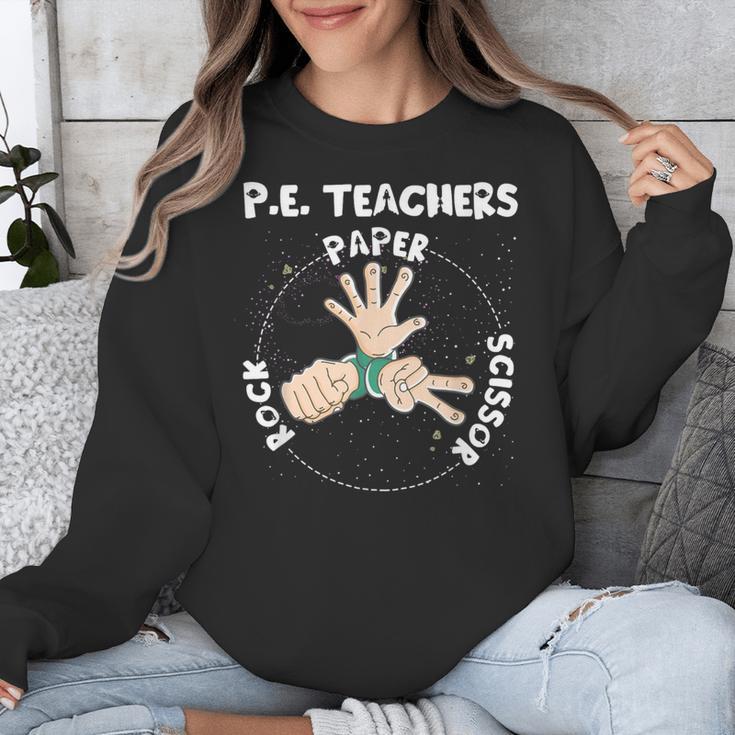 Physical Education PE Teacher Rock Paper Scissor Unisex Sweatshirt, Pe Teacher Gifts, funny design Physical Education PE Teacher Rock Paper Scissor Unisex Sweatshirt, Pe Teacher Gifts, funny design
