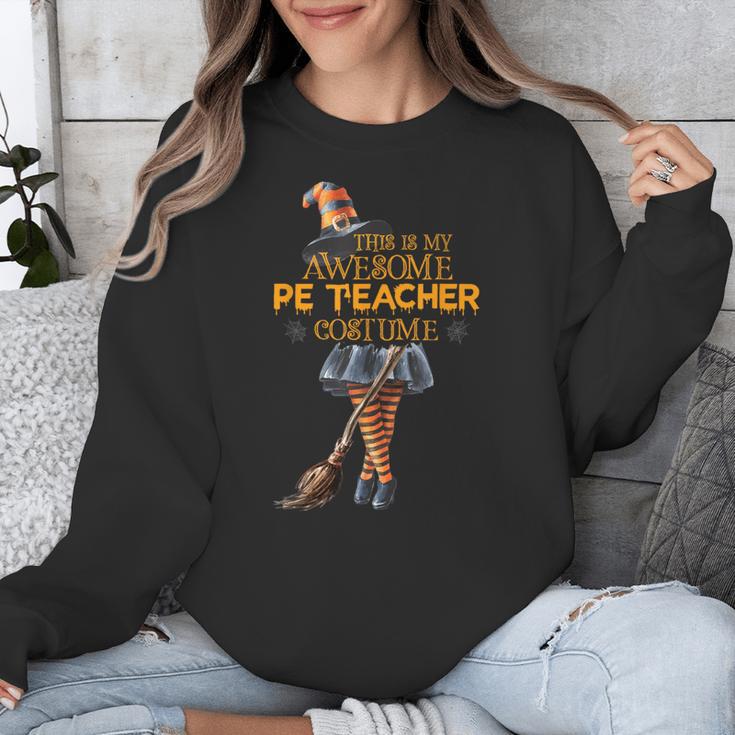 Physical Education Teacher Halloween Costume Witchy Teacher For Men Women Unisex Sweatshirt, funny design