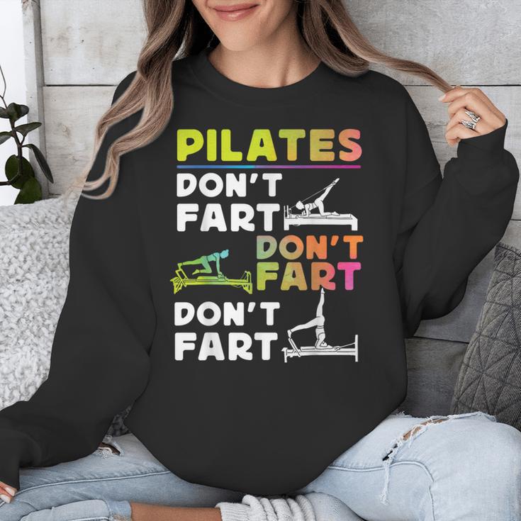 Pilates Instructor Teacher Watercolor Pilates Don't Fart Men Women Kids Unisex Sweatshirt, funny design Pilates Instructor Teacher Watercolor Pilates Don't Fart Men Women Kids Unisex Sweatshirt, funny design