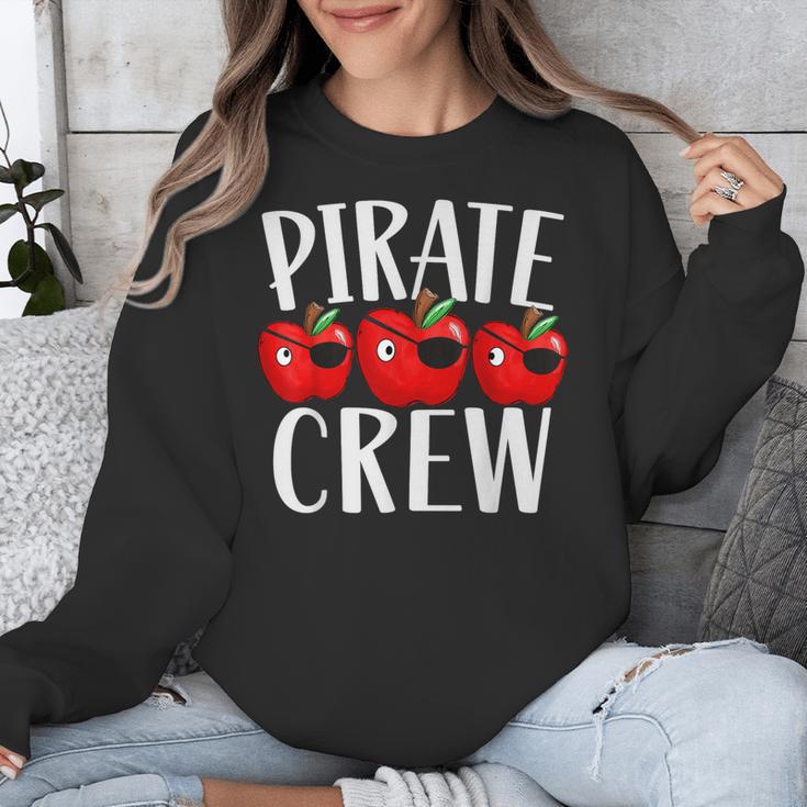 Pirate Crew Pirate Teacher Team Squad Talk Like A Pirate Day For Men Women Kids Unisex Sweatshirt, funny design Pirate Crew Pirate Teacher Team Squad Talk Like A Pirate Day For Men Women Kids Unisex Sweatshirt, funny design